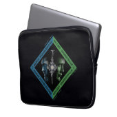 Dumbledore & Grindlewald Bluttroth Grafik Laptopschutzhülle (Vorderseite Links)