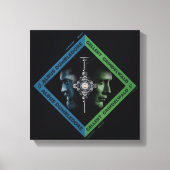 Dumbledore & Grindlewald Bluttroth Grafik Leinwanddruck (Vorderseite)