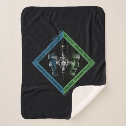 Dumbledore & Grindlewald Bluttroth Grafik Sherpadecke (Vorderseite)