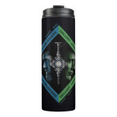 Dumbledore & Grindlewald Bluttroth Grafik Thermosbecher (Vorderseite)