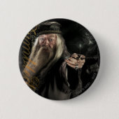 Dumbledore-Script-Logo Button (Vorderseite)