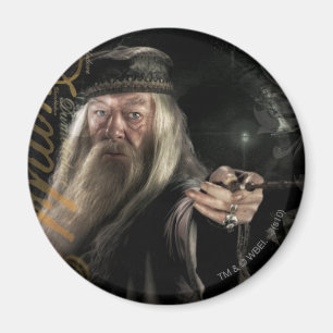 Dumbledore-Script-Logo Magnet