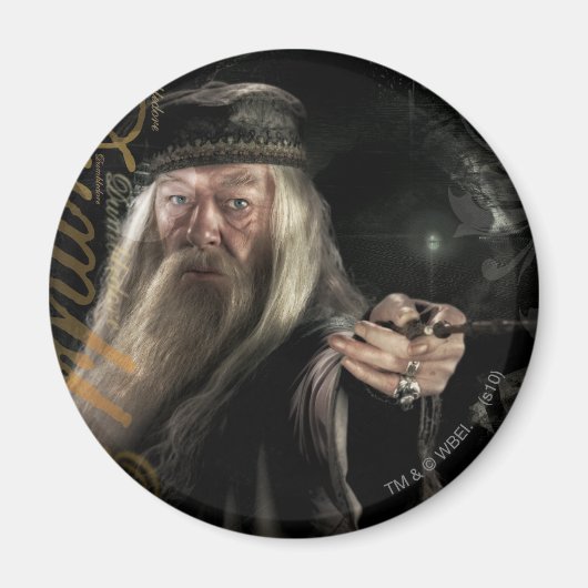Dumbledore-Script-Logo Magnet (Vorne)