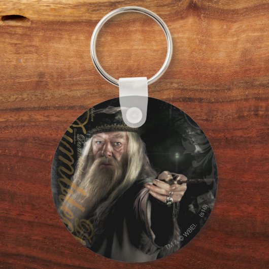 Dumbledore-Script-Logo Schlüsselanhänger (Vorderseite)