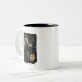 Dumbledore-Script-Logo Zweifarbige Tasse (Vorderseite Links)