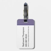 Dumbledore spricht in der Großen Halle der Hogwart Gepäckanhänger (Rückseite vertikal)