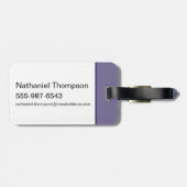 Dumbledore spricht in der Großen Halle der Hogwart Gepäckanhänger (Rückseite horizontal)