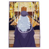 Dumbledore spricht in der Großen Halle der Hogwart Mittlere Geschenktüte (Rückseite)