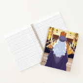 Dumbledore spricht in der Großen Halle der Hogwart Notizblock (Innenseite)