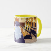 Dumbledore spricht in der Großen Halle der Hogwart Tasse (VorderseiteRechts)