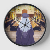 Dumbledore spricht in der Großen Halle der Hogwart Uhr (Vorderseite)