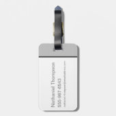 Dumbledore-Wappen Gepäckanhänger (Rückseite vertikal)