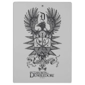 Dumbledore-Wappen Klemmbrett (Rückseite)