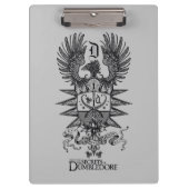 Dumbledore-Wappen Klemmbrett (Vorderseite)