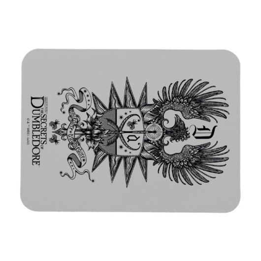 Dumbledore-Wappen Magnet (Horizontal)