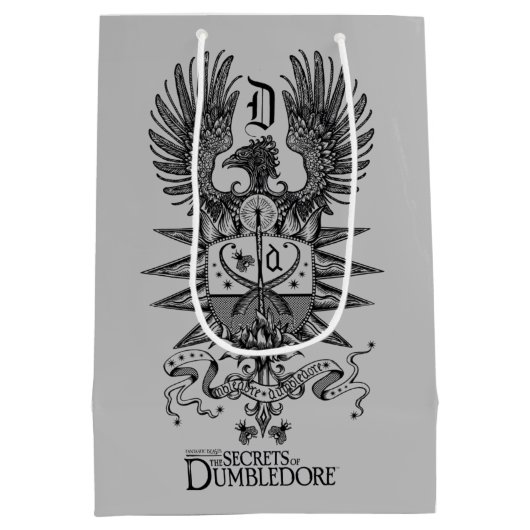 Dumbledore-Wappen Mittlere Geschenktüte (Rückseite)