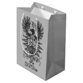 Dumbledore-Wappen Mittlere Geschenktüte (Rückseite Schrägansicht)