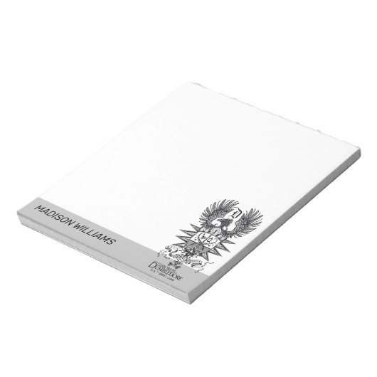 Dumbledore-Wappen Notizblock (Rotiert)