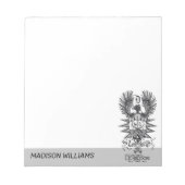 Dumbledore-Wappen Notizblock (Vorderseite)