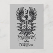 Dumbledore-Wappen Postkarte (Vorderseite)