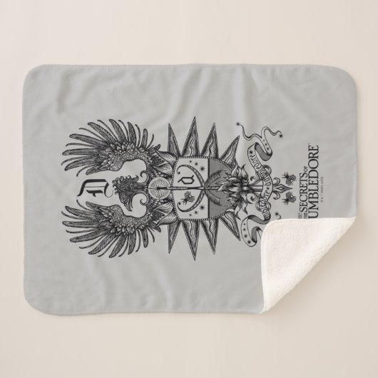 Dumbledore-Wappen Sherpadecke (Vorderseite (Horizontal))