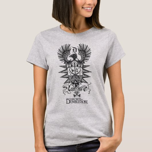Dumbledore-Wappen T-Shirt (Vorderseite)