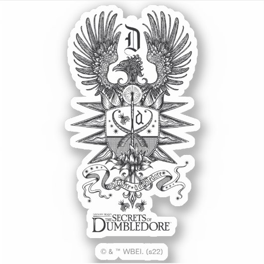 Dumbledore's Crest Aufkleber (Vorderseite)