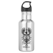 Dumbledore's Crest Edelstahlflasche (Vorderseite)