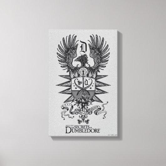 Dumbledore's Crest Leinwanddruck (Vorderseite)