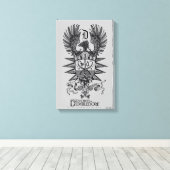 Dumbledore's Crest Leinwanddruck (Insitu (Holzboden))