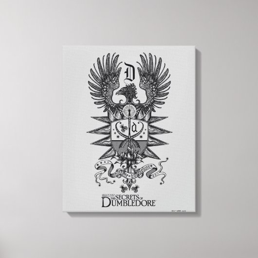 Dumbledore's Crest Leinwanddruck (Vorderseite)