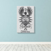 Dumbledore's Crest Leinwanddruck (Insitu (Holzboden))