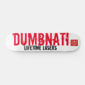 DUMBNATI Skateboard, 7¾ Zoll Deck Skateboard (Horizontal)
