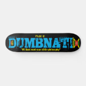 DUMBNATI Skateboard, 7¾ Zoll Deck Skateboard (Horizontal)