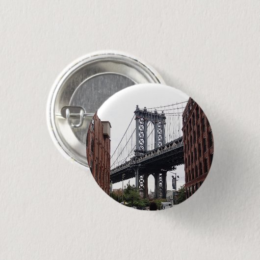 DUMBO, Brooklyn #1 Button (Vorne & Hinten)