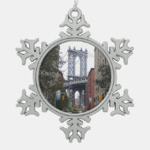 DUMBO, Brooklyn #2 Snowflake Ornament (Vorderseite)