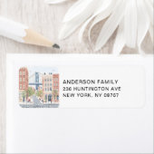 DUMBO Brooklyn Adressetiketten (Insitu)