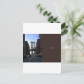 DUMBO in der Abenddämmerung Postkarte (Stehend Vorderseite)