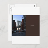 DUMBO in der Abenddämmerung Postkarte (Vorne/Hinten)