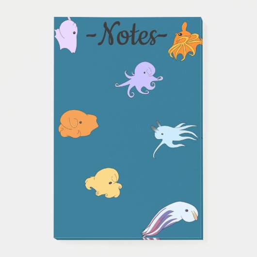 Dumbo Kraken Post-it Klebezettel (Vorderseite)