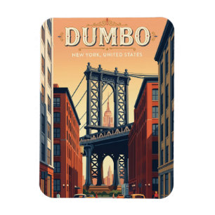 Dumbo New York State Magnet