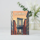 Dumbo New York State Postkarte (Stehend Vorderseite)