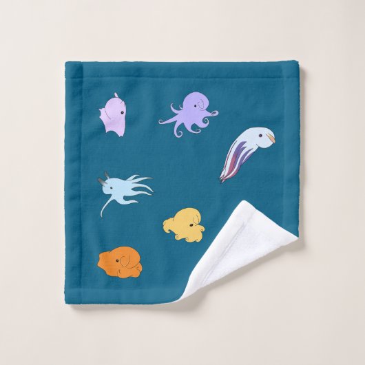 Dumbo Octopus Badhandtuch Set (Waschlappen)