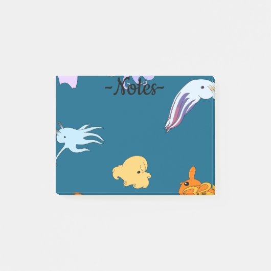 Dumbo Octopuses Post-it Klebezettel (Vorderseite)