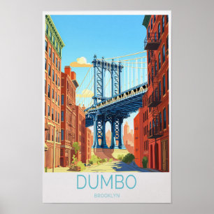 Dumbo Reiseplakat Dumbo New York Wand Poster