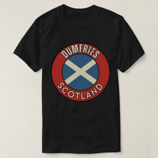 Dumfries, Schottland T-Shirt (Design vorne)