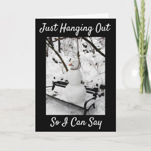 **DUMHERUMSTEHEN UM ZUM** GEBURTSTAG GRATULIEREN KARTE