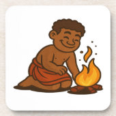 Dumi Fire Keeper Getränkeuntersetzer (Vorderseite)