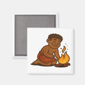 Dumi Fire Keeper Magnet (Vorderseite/Rückseite)