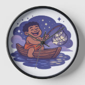 Dumi Fisher of Stars Clock Uhr (Vorderseite)